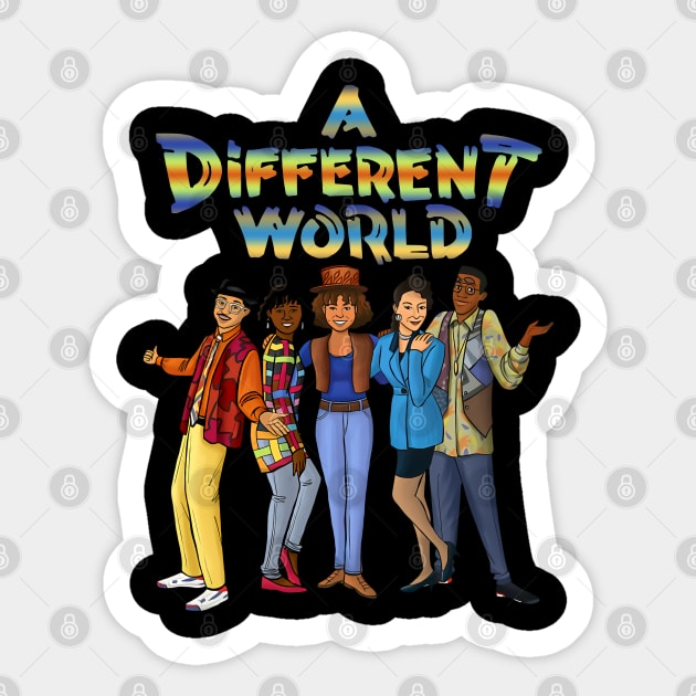 A different world color style Sticker by Jendralsambo